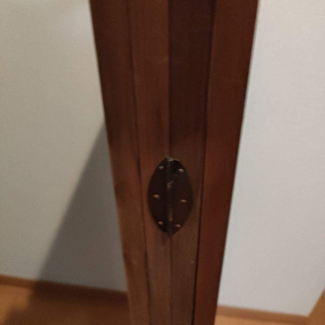 昭和レトロ　竹製4連屏風　衝立　パーティション