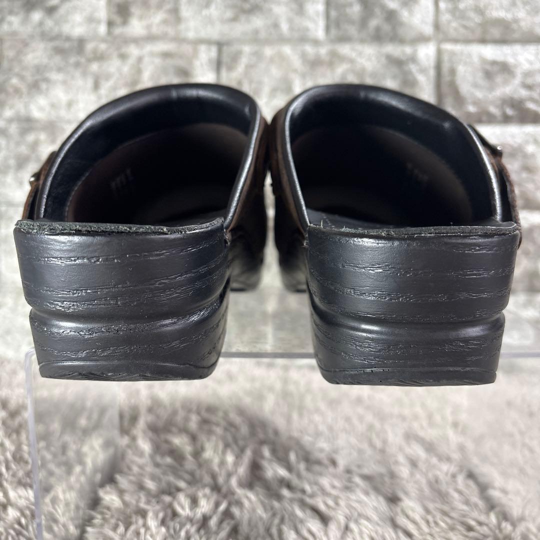 極美品❣️dansko ダンスコ オイルドレザー サボサンダル イングリッド 茶