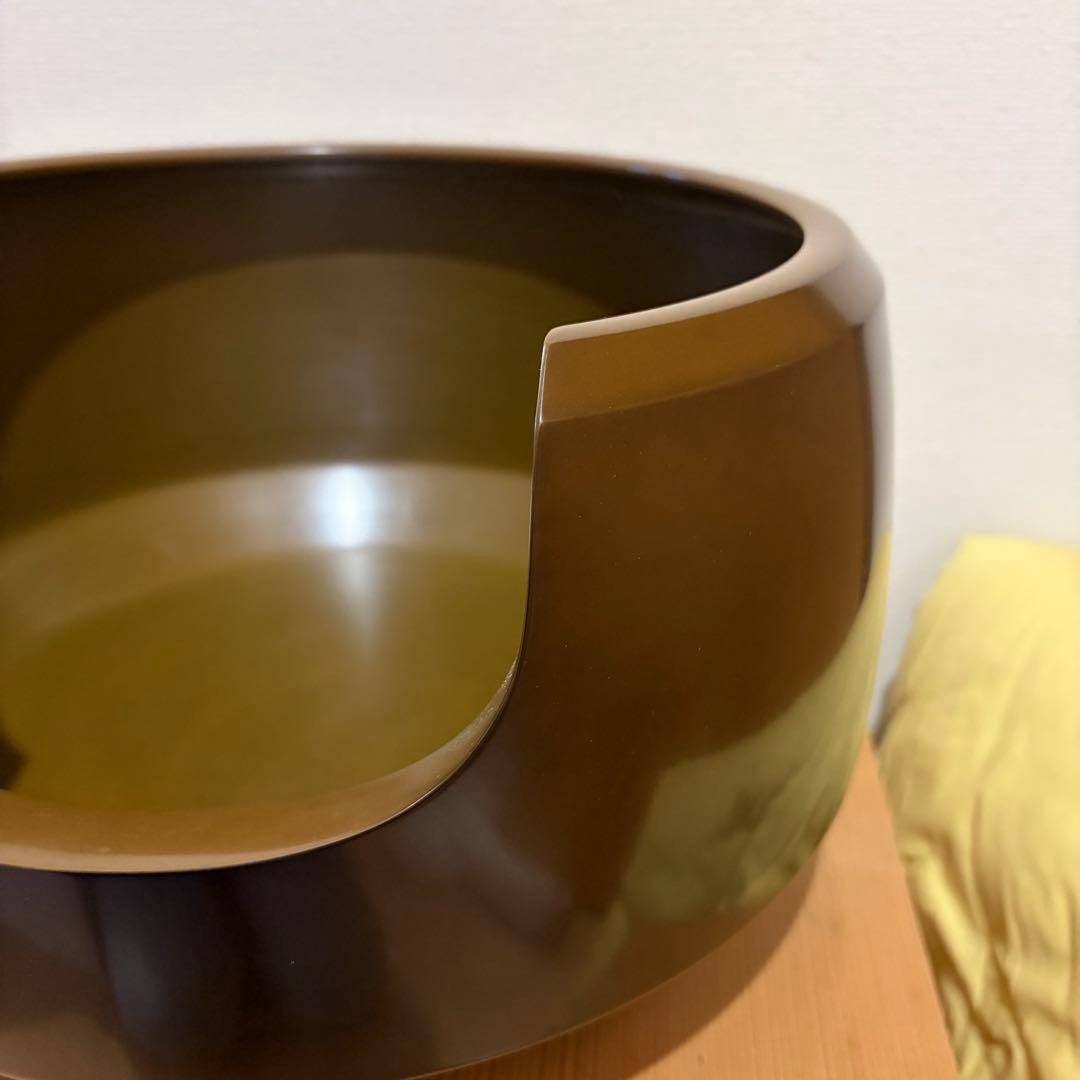 唐銅風炉師 黒瀬宗康 唐銅面取風炉　在銘　共箱 共布 裏千家 師:一の瀬宗辰