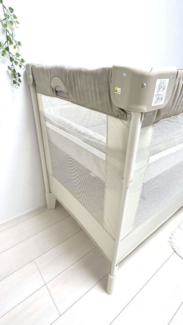 【Aprica ココネルエアープラス】アップリカ ベビーベッド シュークリーム