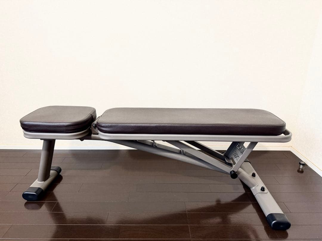 リーディングエッジ マルチポジションフラットベンチ ハイグレードモデル ブラウン