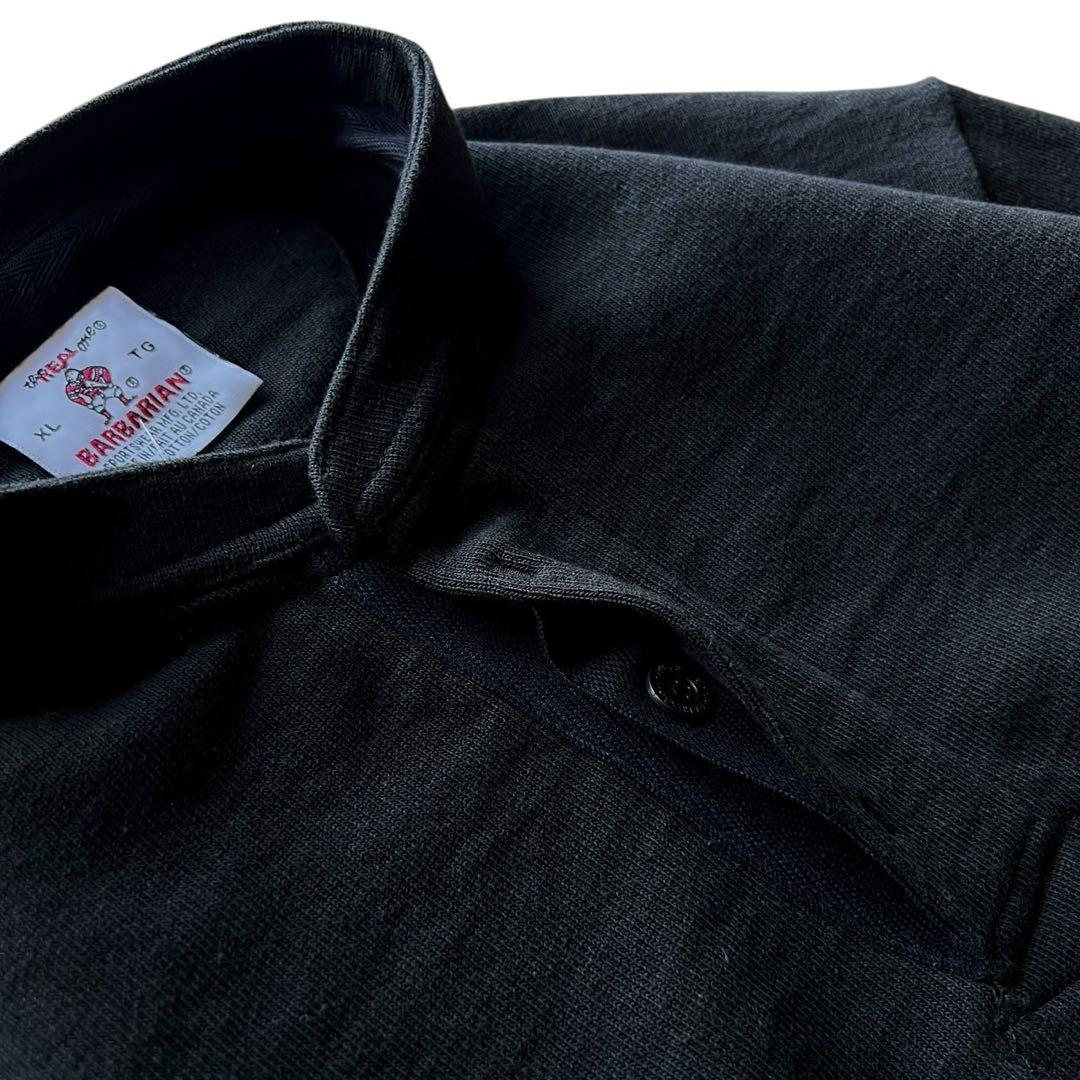 【新品未使用】BARBARIAN/12ozヘンリーネックロングスリーブシャツ