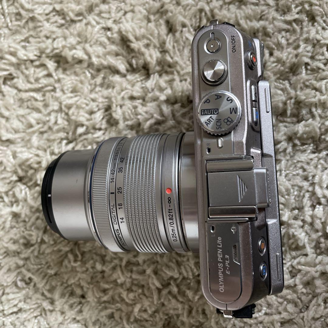 OLYMPUS PEN Lite E-PL3 ミラーレス一眼カメラ シルバー