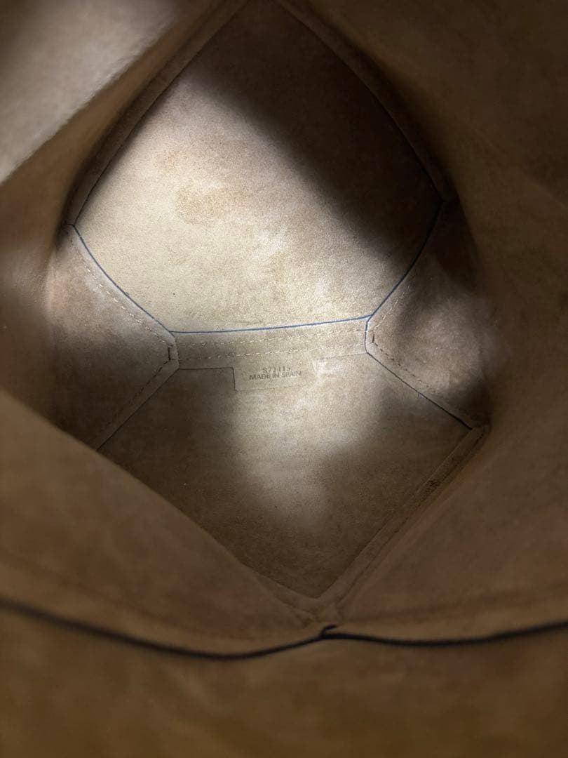 美品◯LOEWE ロエベ　パズルトート　ミニ　ネイビー