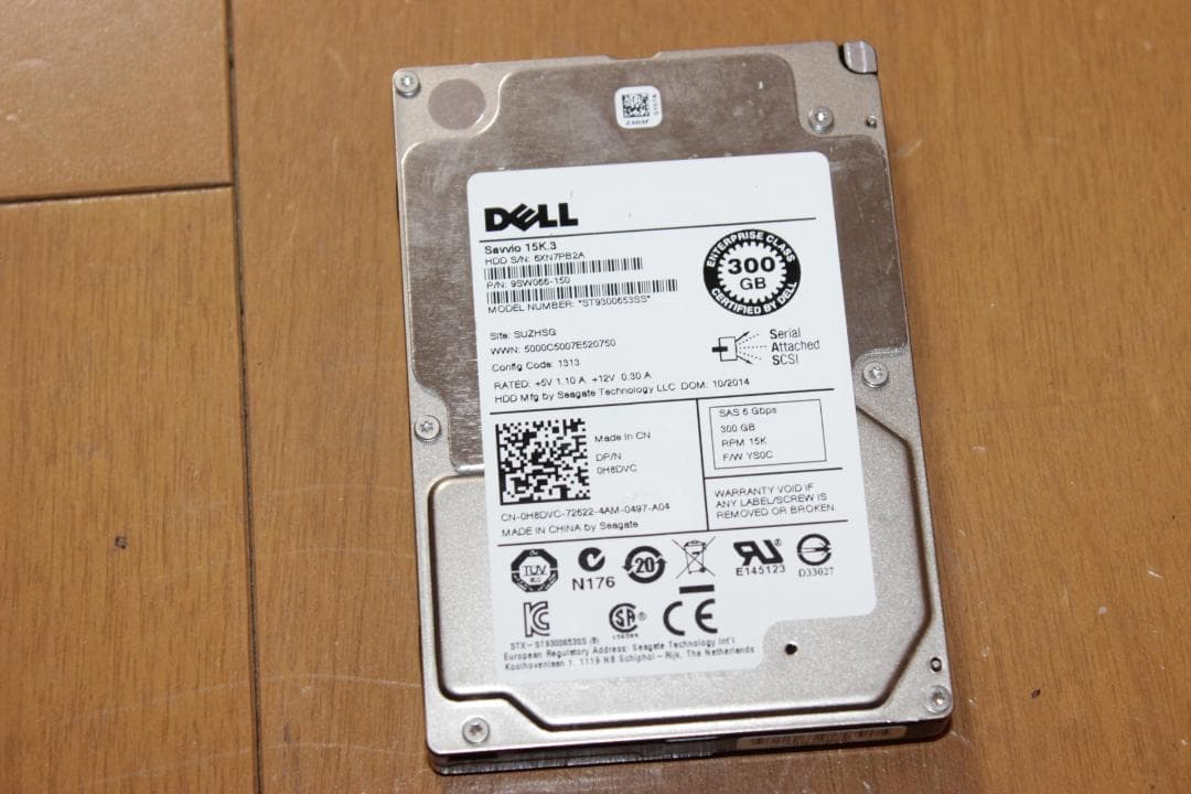 【中古】ST9300653SS　サーバー　HDD