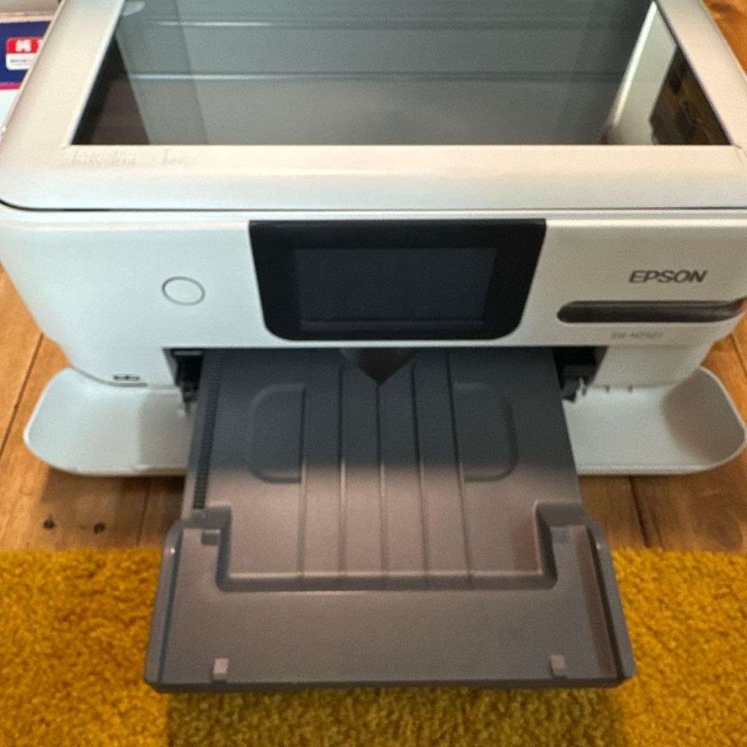 EPSON インクジェットプリンター 本体 ホワイト 純正インクのおまけつき