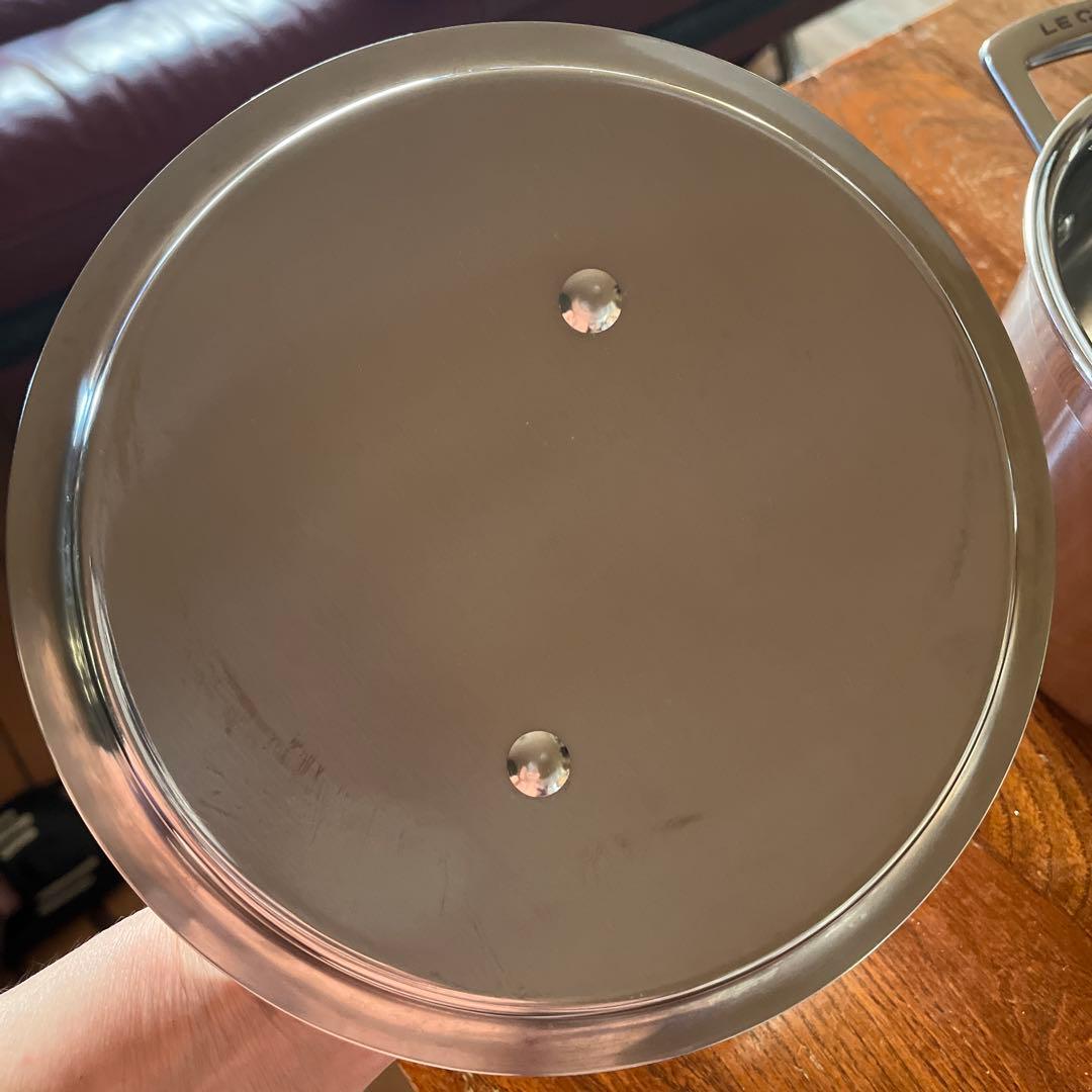 ル・クルーゼ　ステンレススチール 片手鍋 18cm 蓋付き