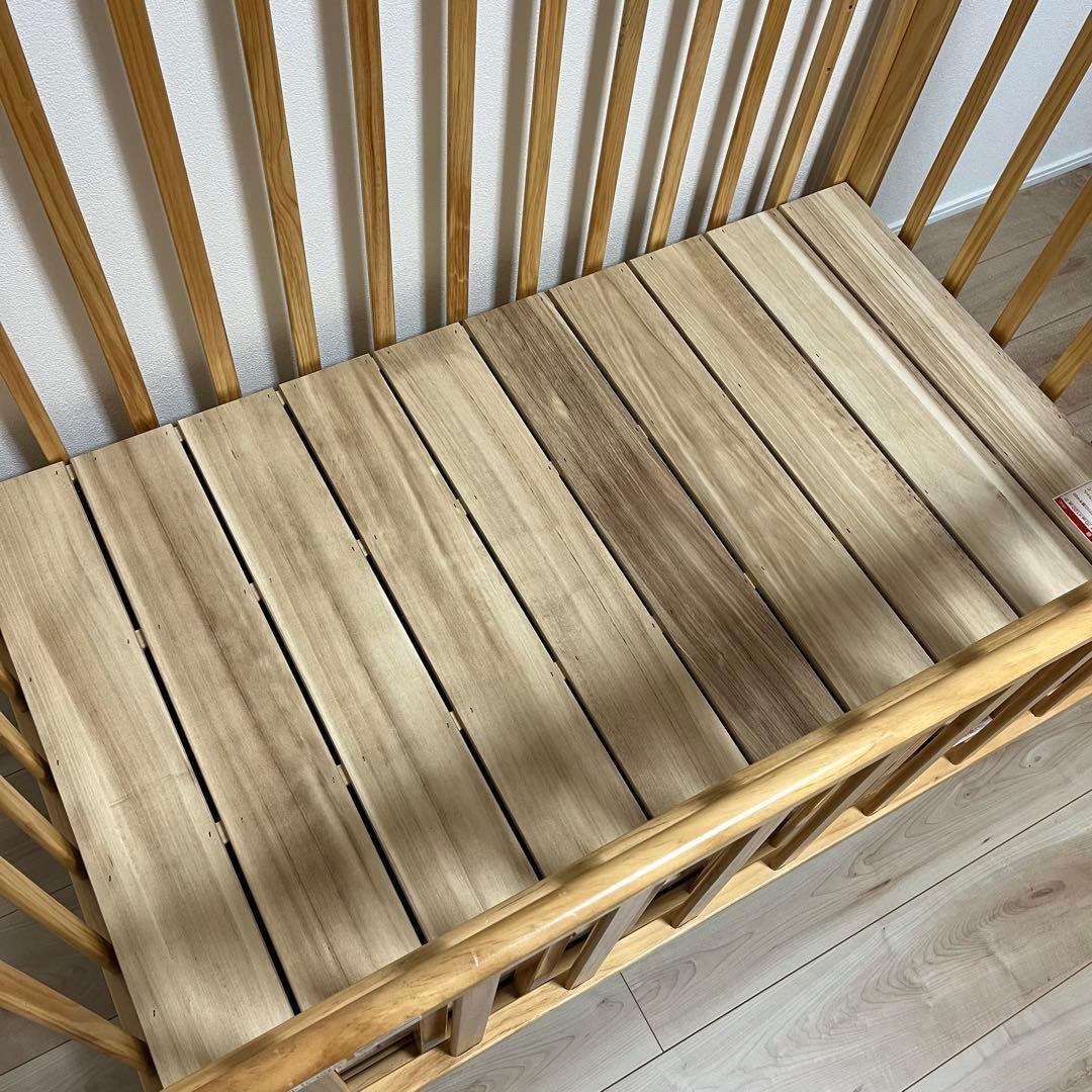 美品 ベビーベッド カトージ Katoji タチベッド 川口市引渡 ベビー布団付