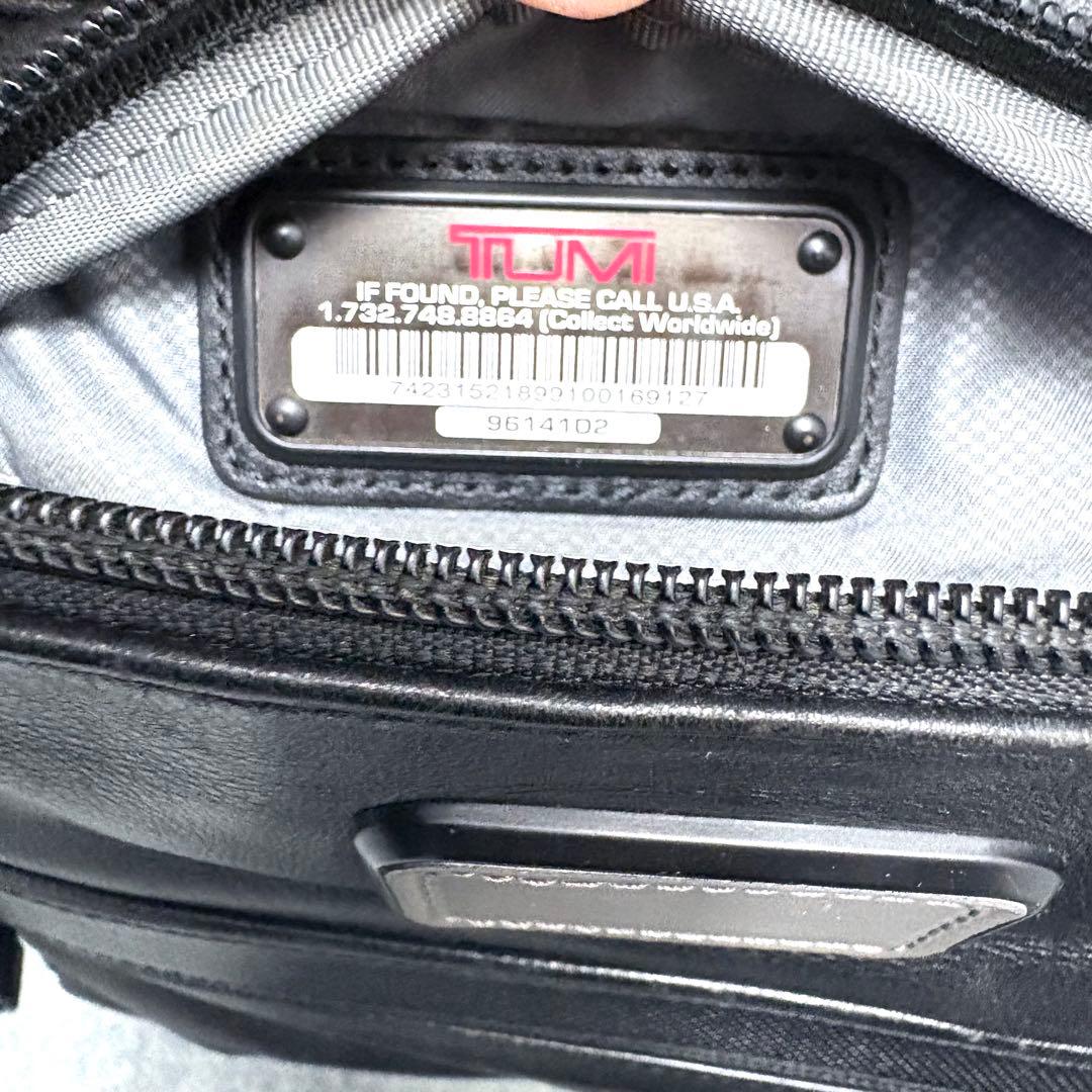 【希少】トゥミ 2way ビジネスバッグ オールレザー ブラック 96141D2