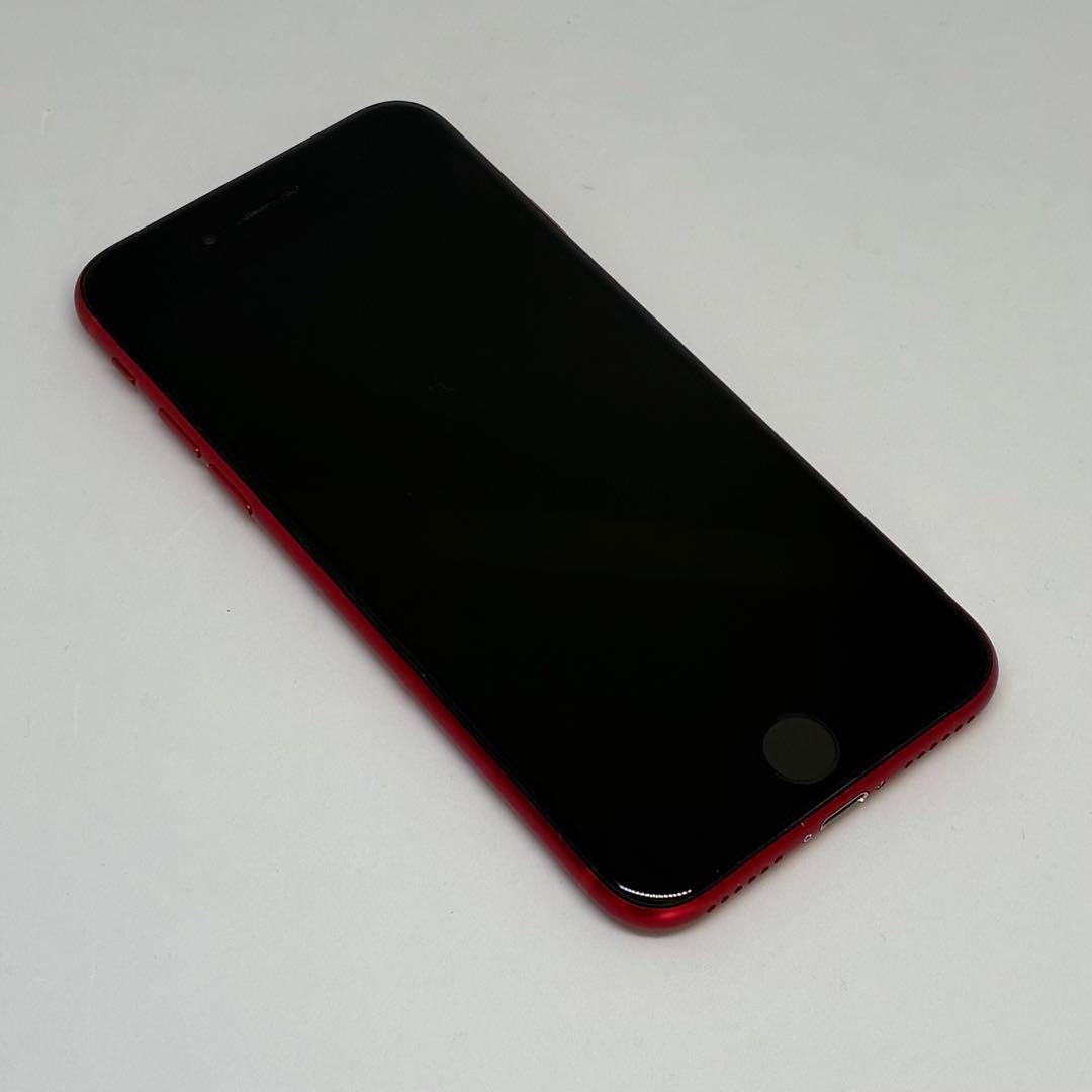 M14美品【電池新品　100％表示】iPhone SE2　128GB レッド