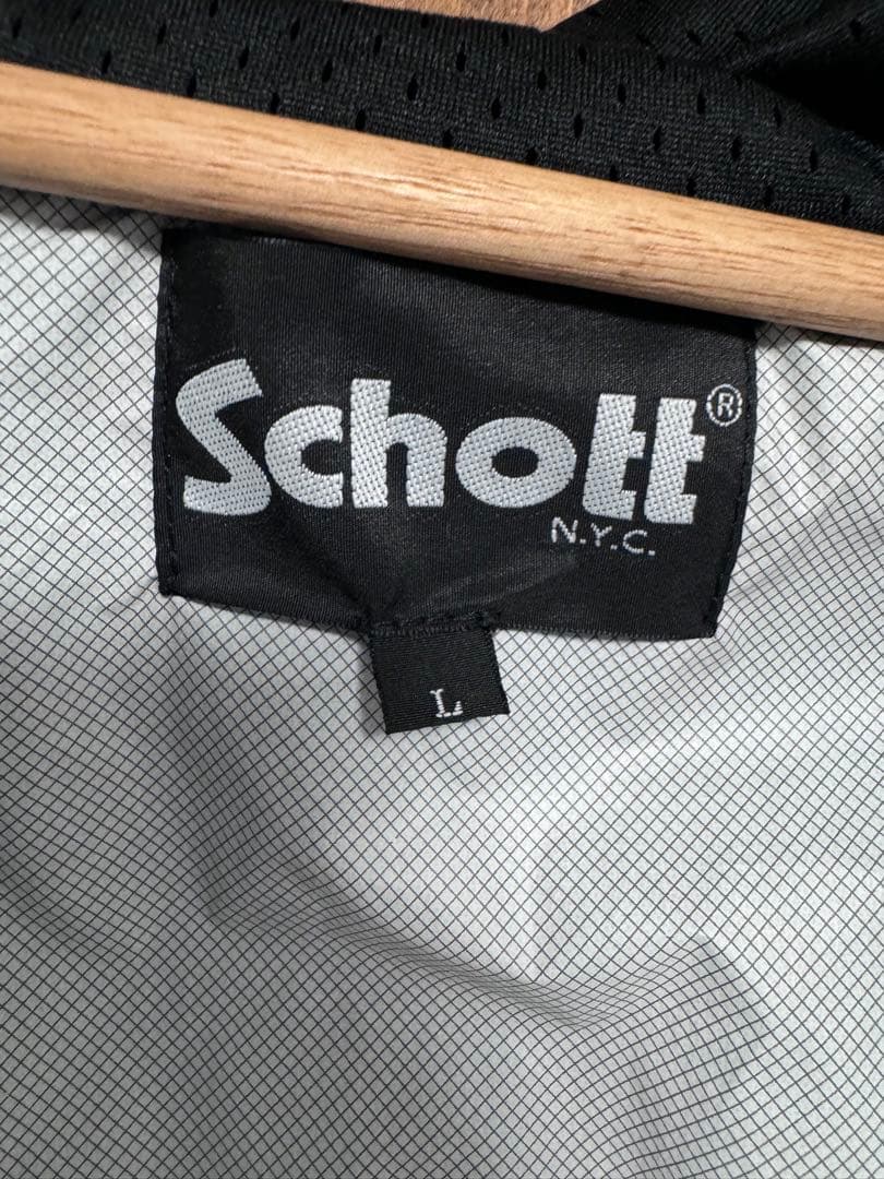 【極美品】 Schott ウインドブレーカー セットアップ L