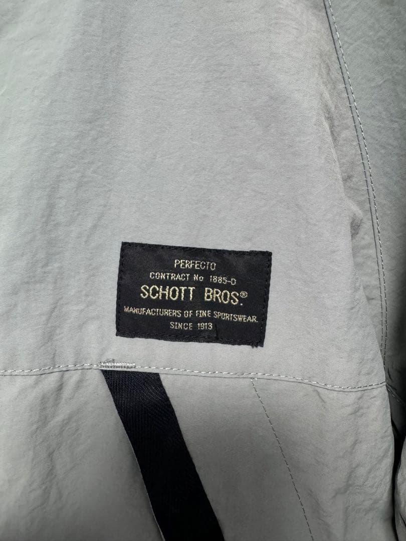 【極美品】 Schott ウインドブレーカー セットアップ L