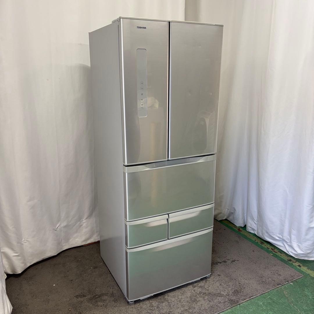 973a　東芝　冷蔵庫　500-600ℓ　フレンチドア　ベジータ　設置無料　安い