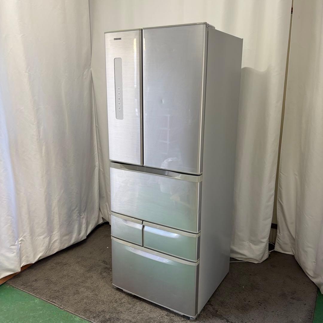 973a　東芝　冷蔵庫　500-600ℓ　フレンチドア　ベジータ　設置無料　安い