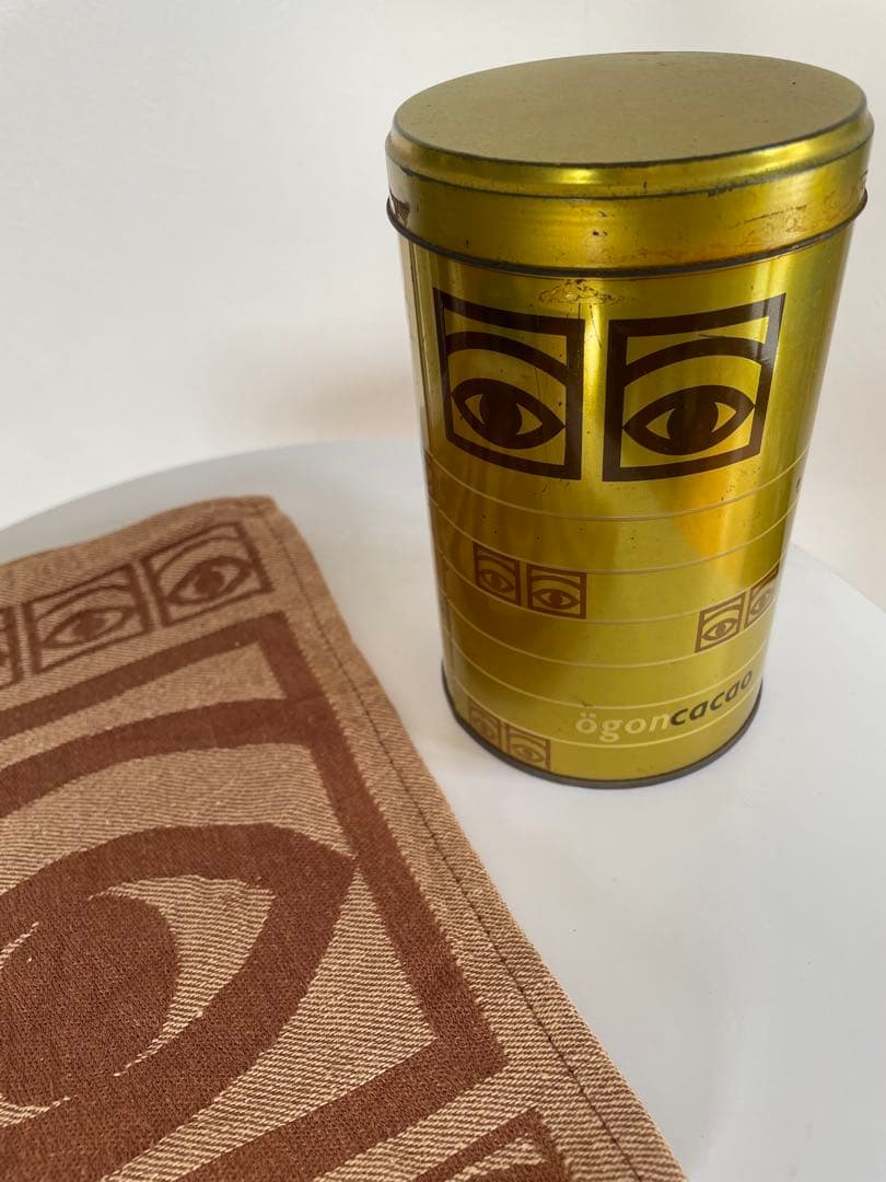 Olle Eksell(オーレ・エクセル)design ココア缶&クロス