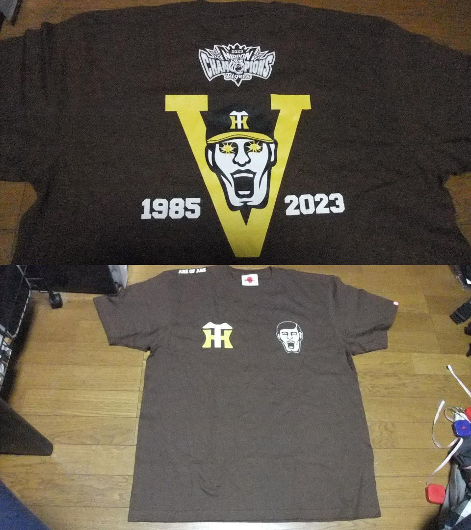 パンクドランカーズ XXL 阪神タイガース 優勝記念 未使用 Tシャツ 茶