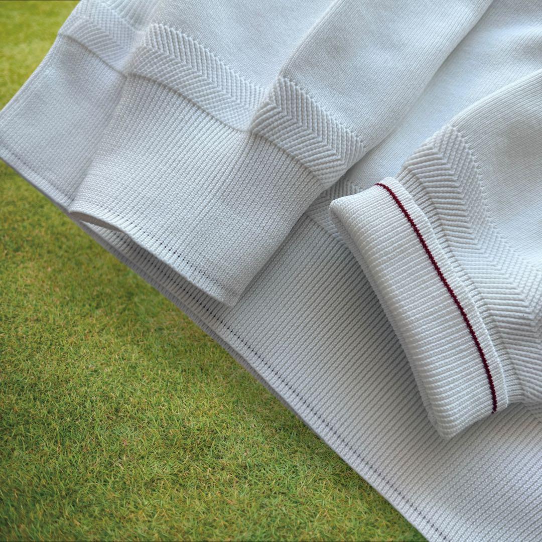 ブリーフィングゴルフ　ニット　白　M〜L相当　セーター　ホワイト　ゴルフ