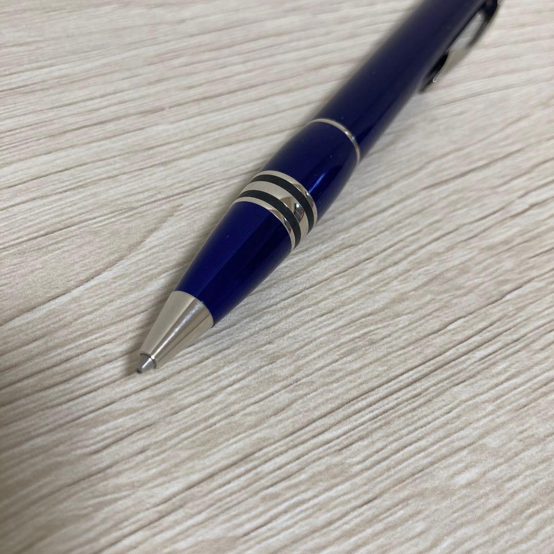 値下【希少】モンブラン スターウォーカー　ボールペン クールブルー　ツイスト式