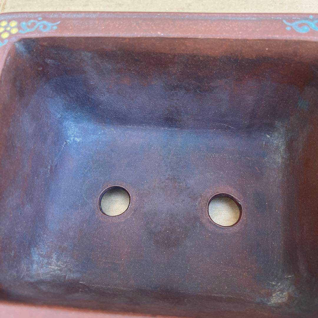 落鑑有り　植木鉢