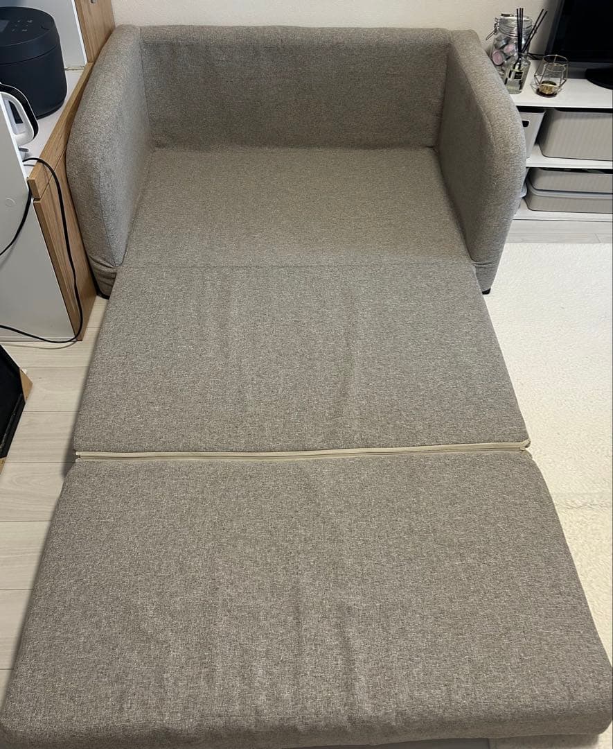 2人掛けのソファーベット