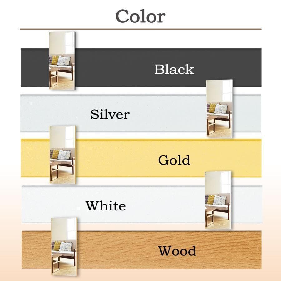 割れない鏡 姿見鏡 キャスター付き 全身鏡 ダンスミラー幅60cm 2303,4