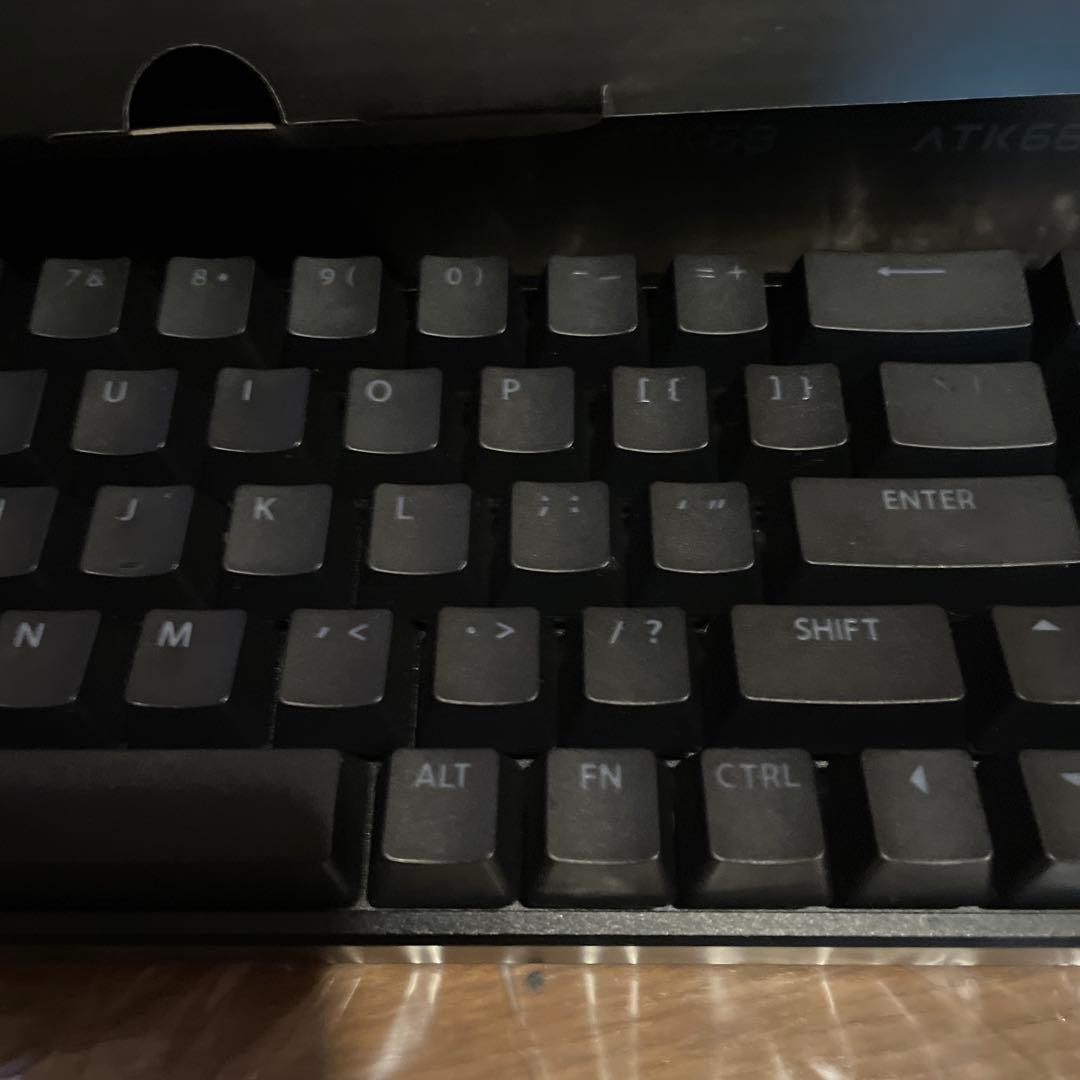 ATK 68 黒色 英語配列 キーボード 本体