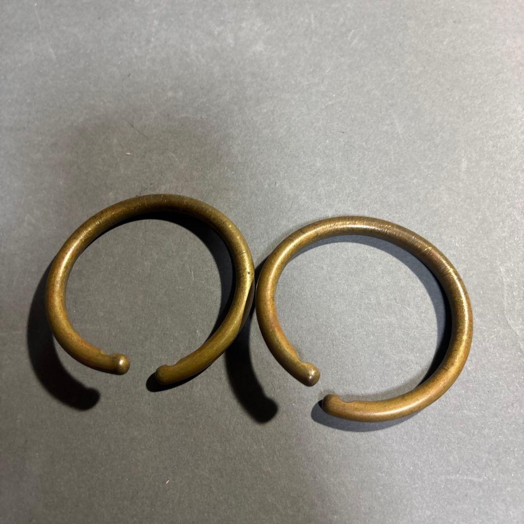 中川浄益　真鍮　釜鐶　共箱