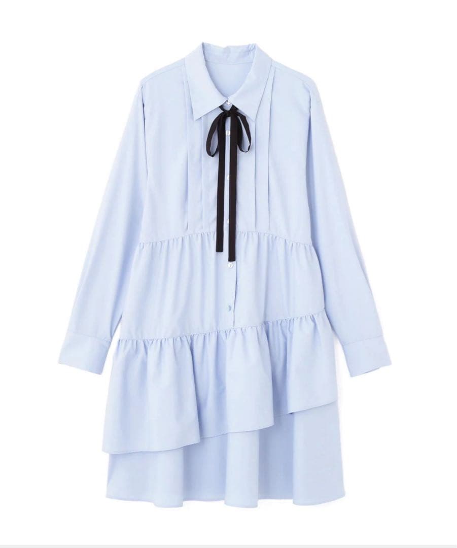 美品✨JILL by JILL STUART ティアードミニシャツワンピース