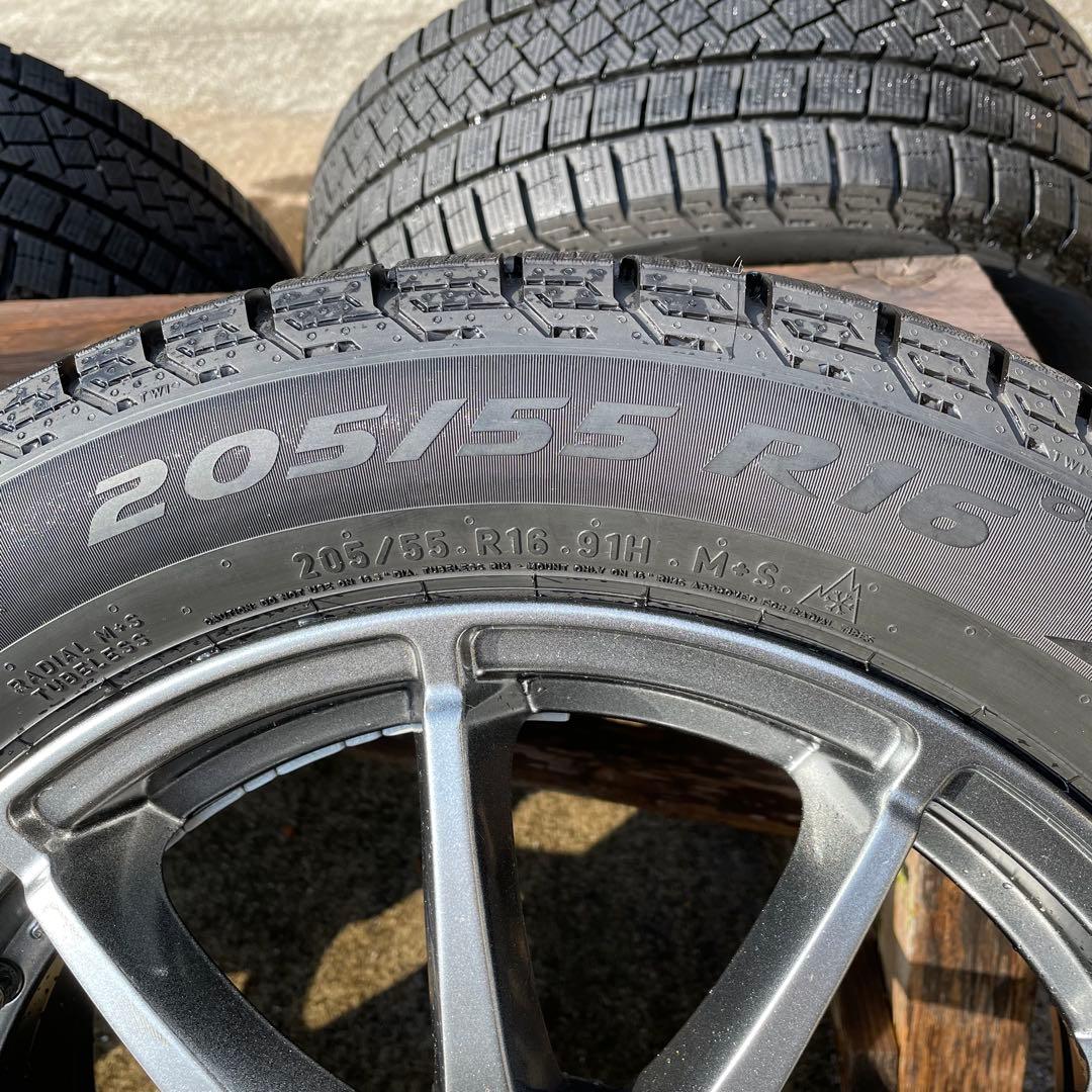 PIRELLI ICE ZERO 205/55 R16 ホイール4本セット