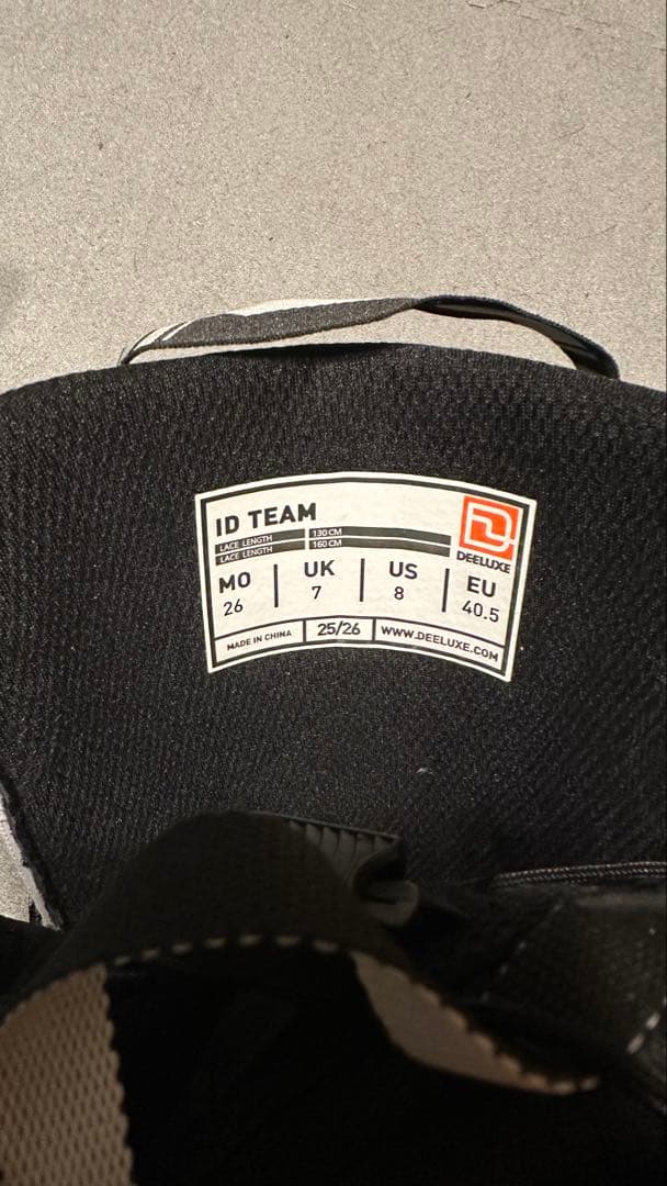 25-26 DEELUXE ID TEAM 26.0cm スノーボードブーツ