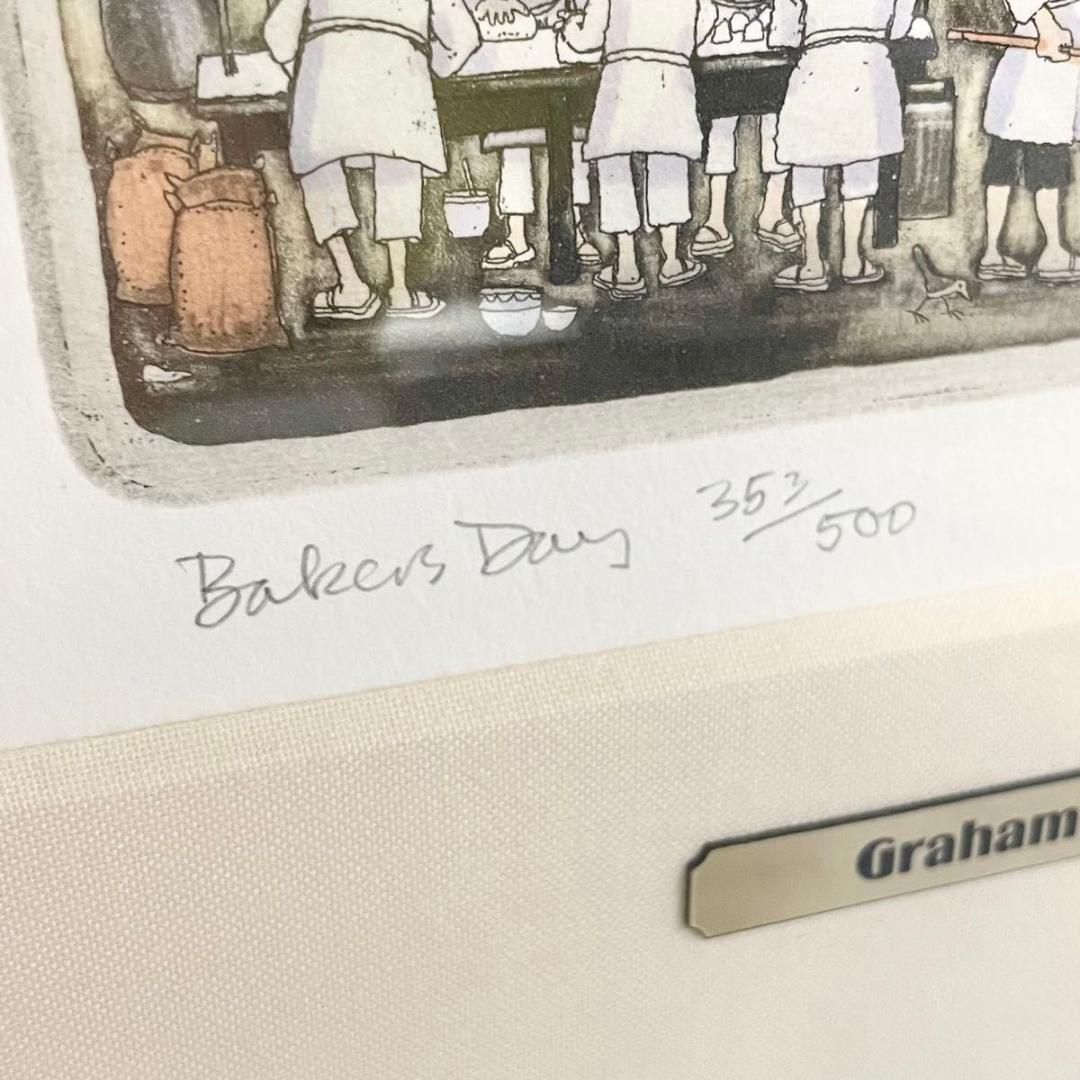 Graham Clarke グラハムクラーク　絵画　直筆サイン　美術　真作