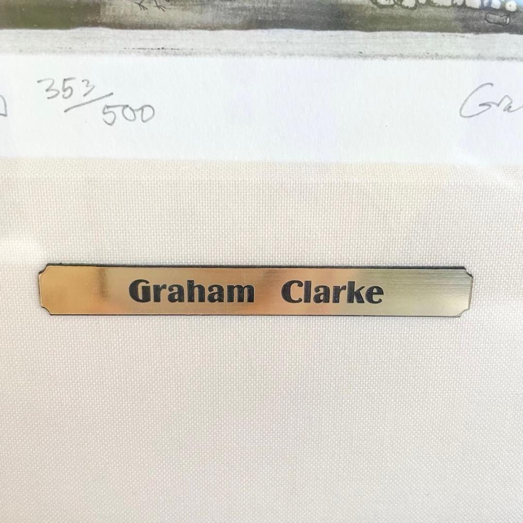 Graham Clarke グラハムクラーク　絵画　直筆サイン　美術　真作
