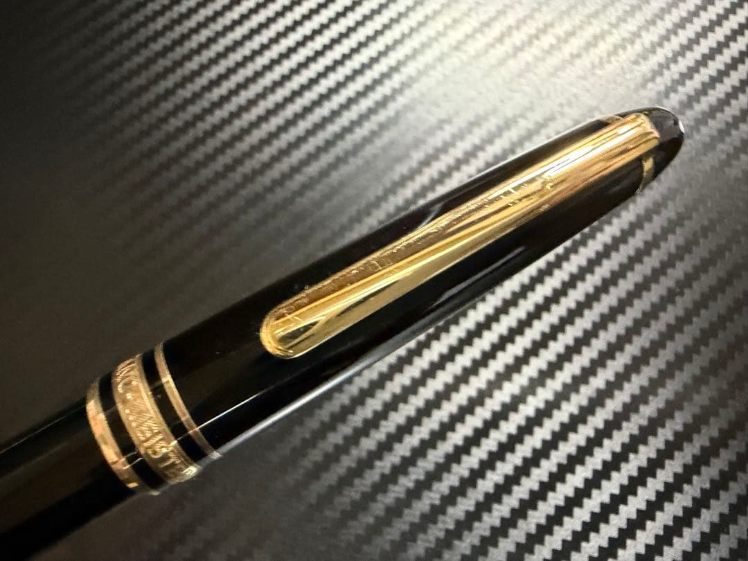 美品 モンブラン マイスターシュテュック 163 ブラック ローラーボール