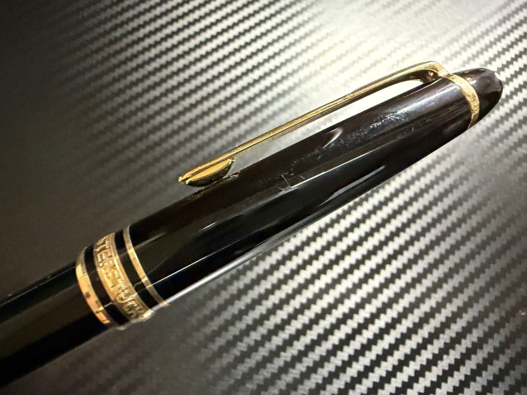 美品 モンブラン マイスターシュテュック 163 ブラック ローラーボール