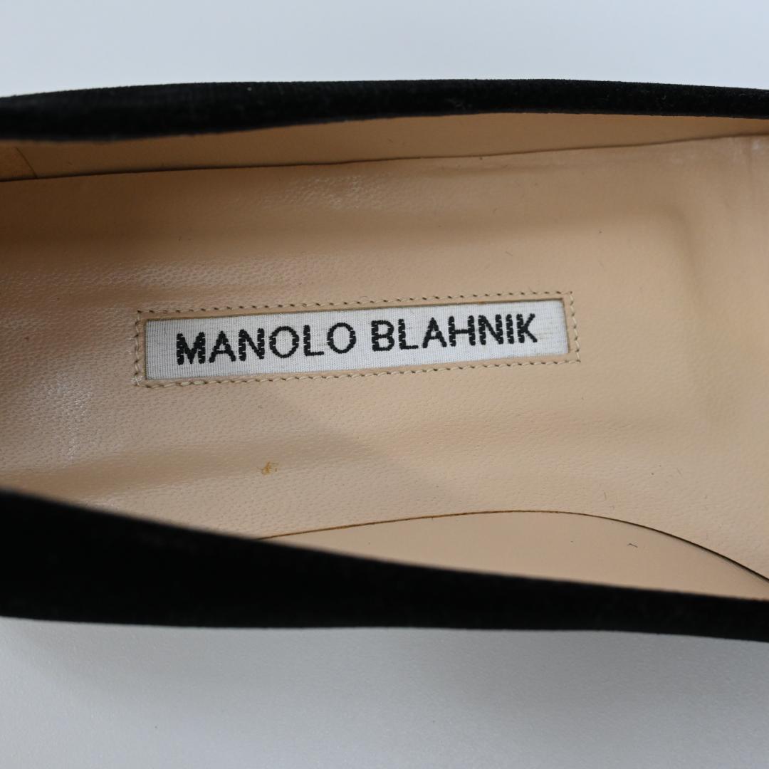 ■ □ 45769★マノロブラニク ハンギシ パンプス　フラットシューズ