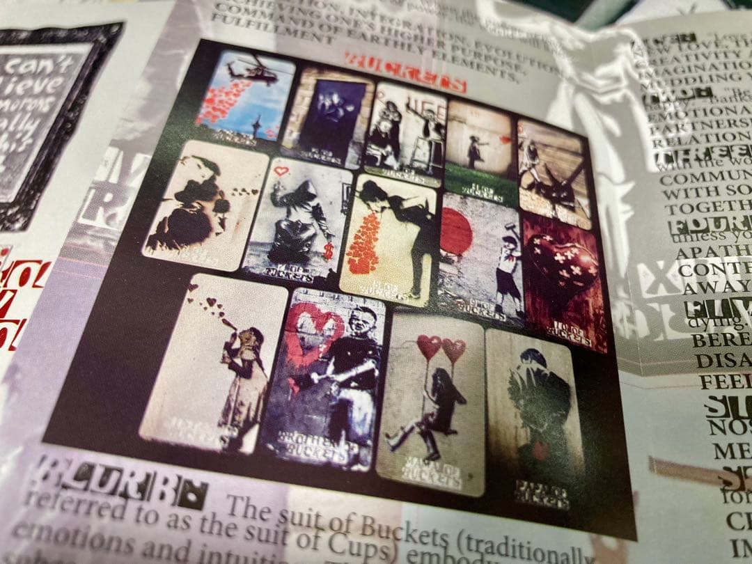 希少！国内未入荷直輸入！バンクシータロット和訳データ付　オラクル/タロット/