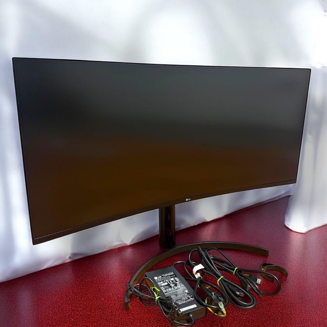 ☆良品 LG 35WN75C B 湾曲 モニター ディスプレイ 35インチ