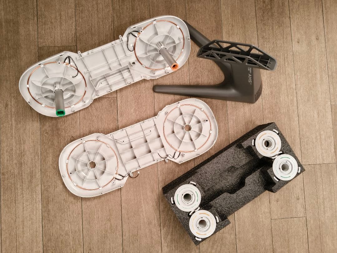 AMS liteパーツ ハウジング/スタンド/スプールホルダーx4