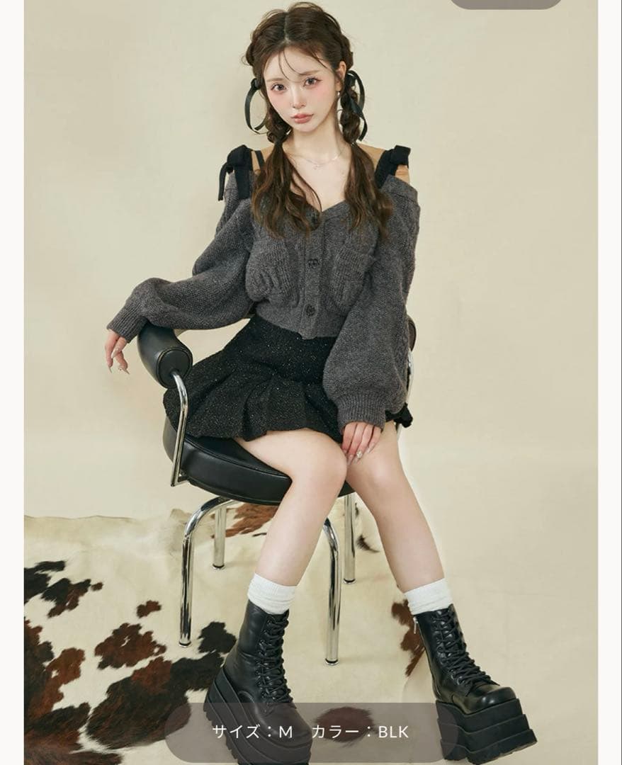 Darich 超厚底ブーツ XS 一度着用のみ ♡ヒール11.2cm箱付き。