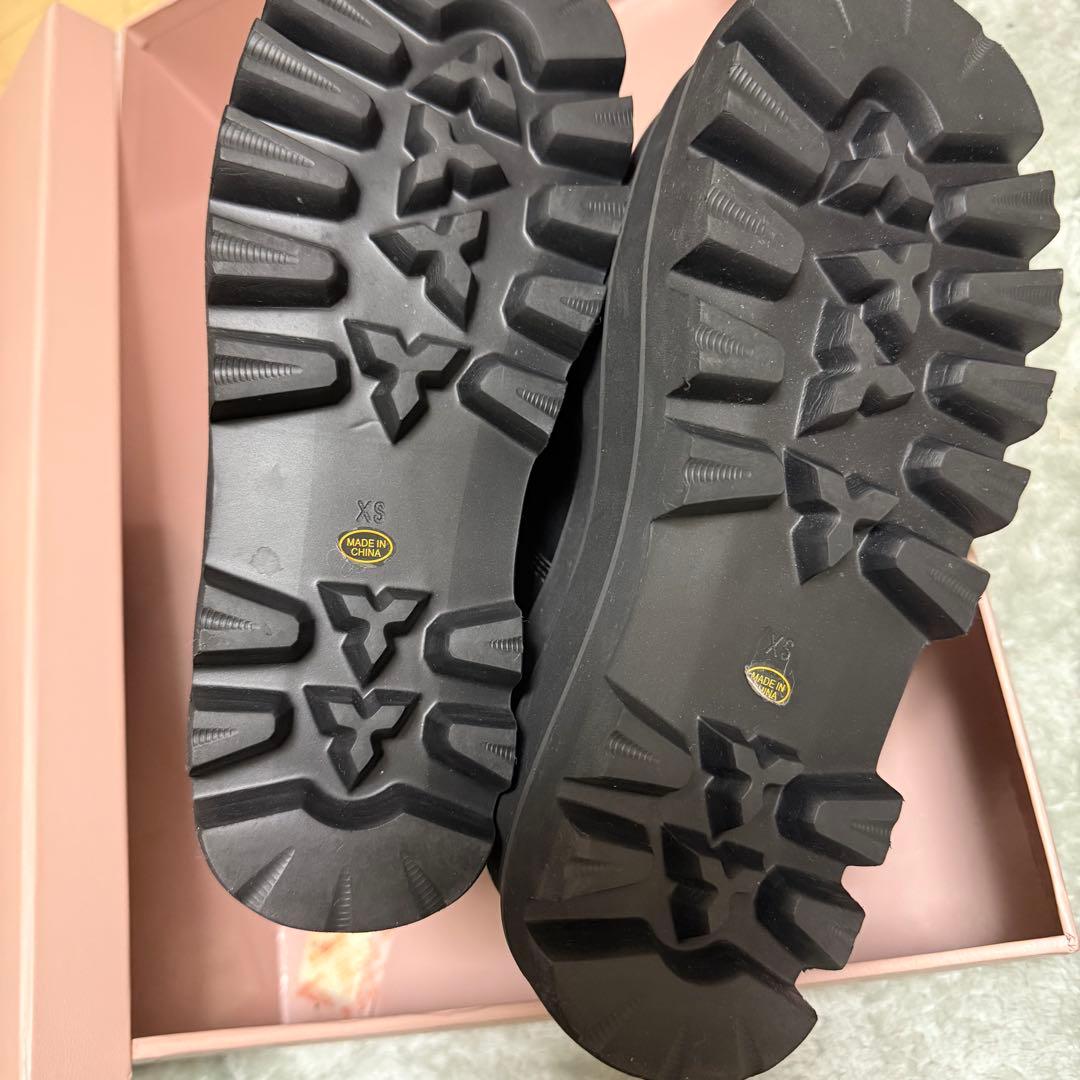 Darich 超厚底ブーツ XS 一度着用のみ ♡ヒール11.2cm箱付き。