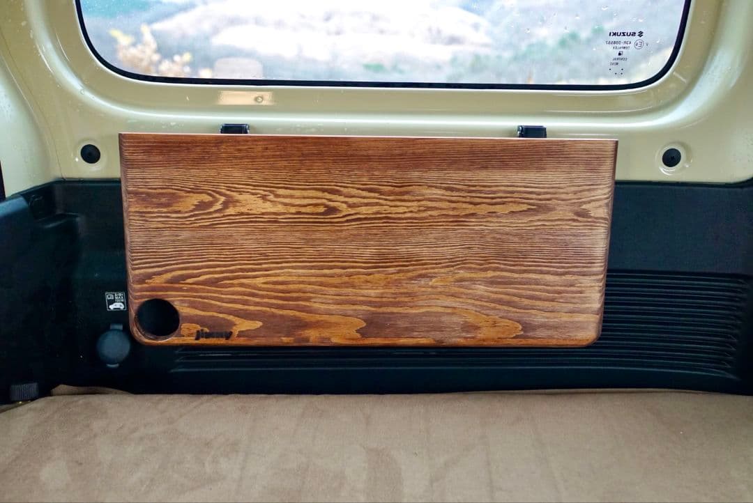 新型ジムニー 折り畳み式サイドテーブル JIMNY刻印(W)