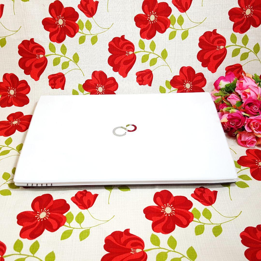 ★薄型LIFEBOOK/4世代Core-i7/新品SSD512G/メモリ8G★