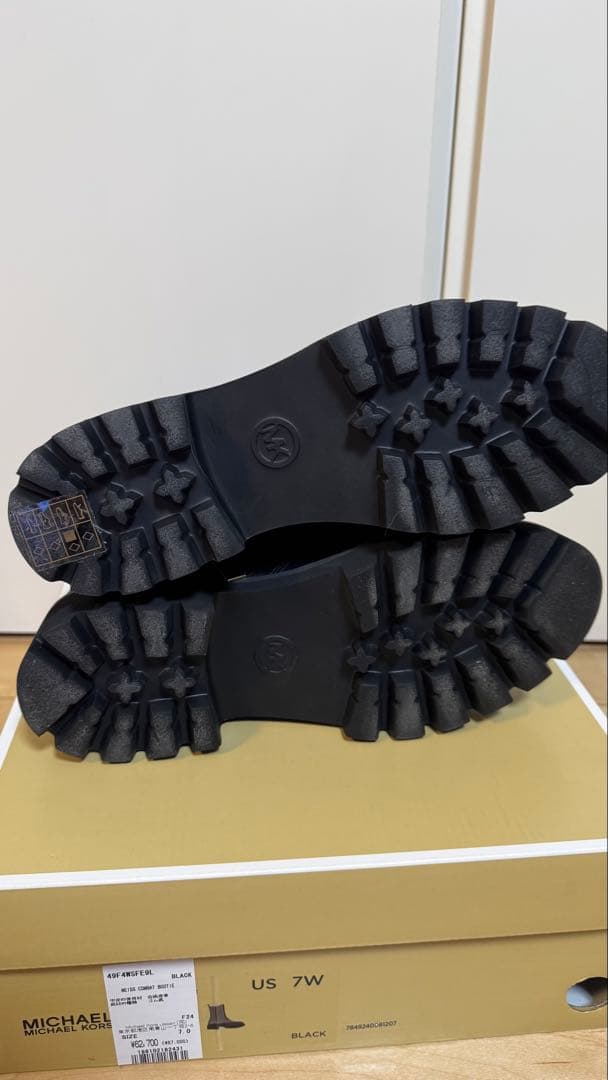 【かずももゆり】マイケルコース　レースアップブーツ 厚底