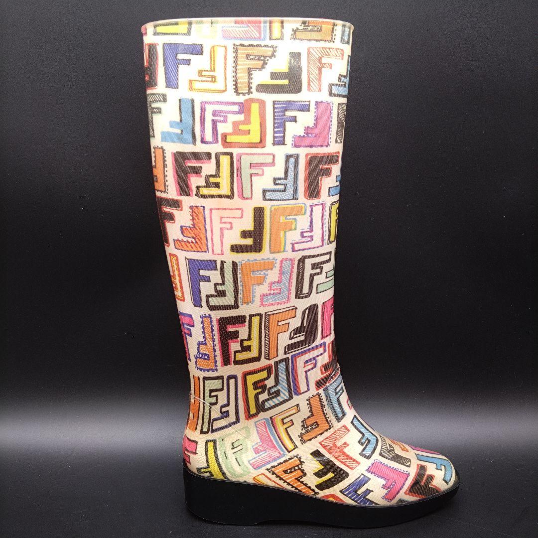 FENDI FFロゴ レインブーツ 36サイズ 長靴 雨靴