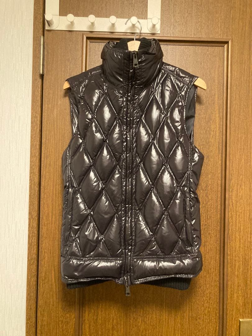 【AKM】ダウンベスト-ナイロンダイヤキルト