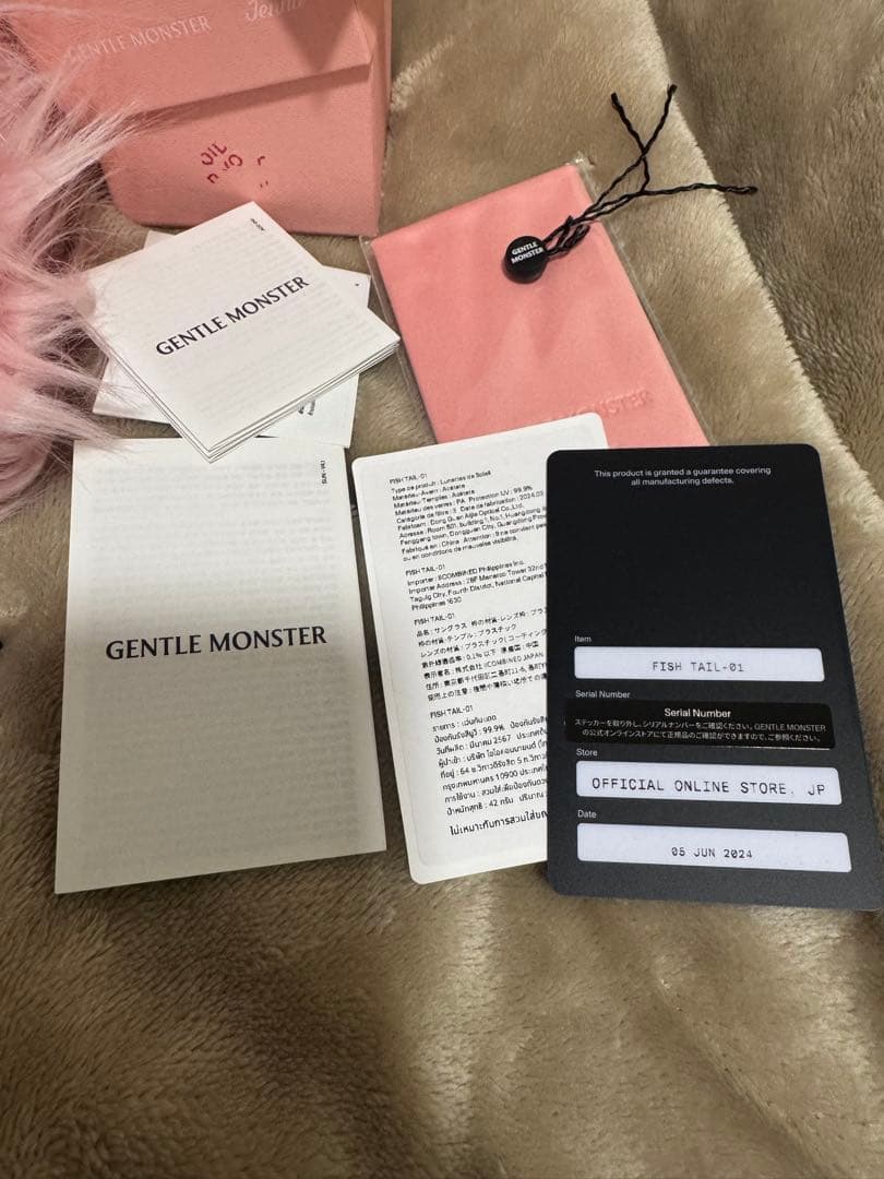 GENTLE MONSTER Jennie Fish Tail 01 サングラス