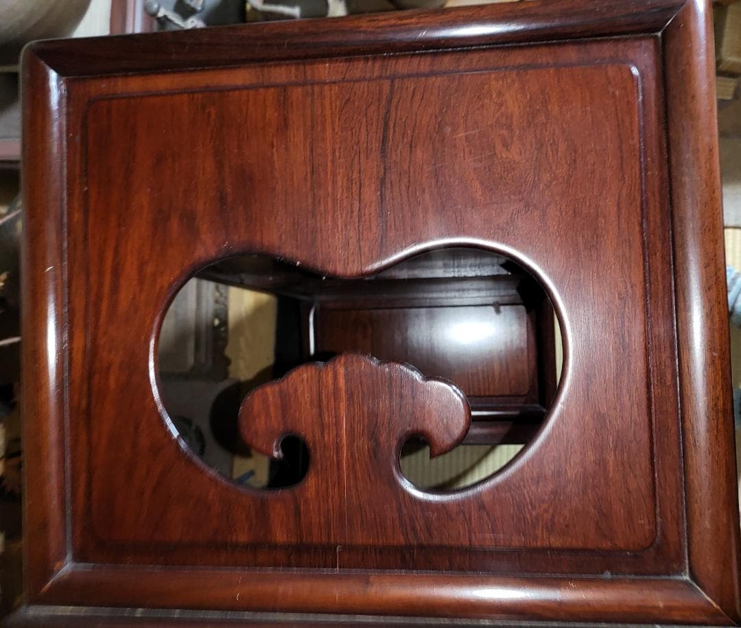 高級～★文机 書机 机／検索：紫檀 黒檀 北海道民芸家具 和風 座敷