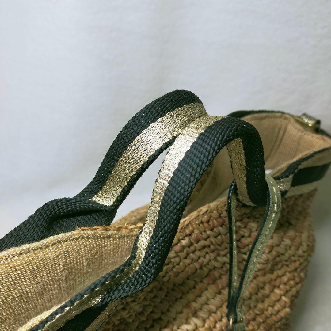 VIOLAd'ORO ヴィオラドーロ カゴバッグ ショルダー 2way タッセル