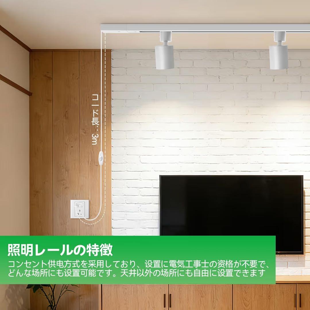 無段階調光調色 リモコン付 ダクトレール照明 フルセット LEDスポットライト