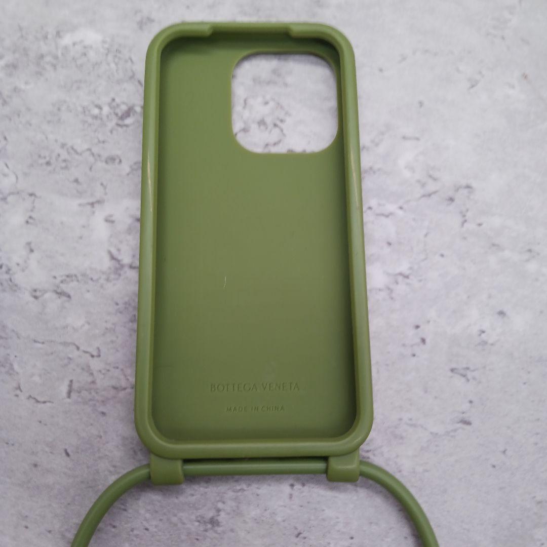 ✨美品✨ ボッテガヴェネタ ストラップ付 iPhone 13 Pro ケース 緑